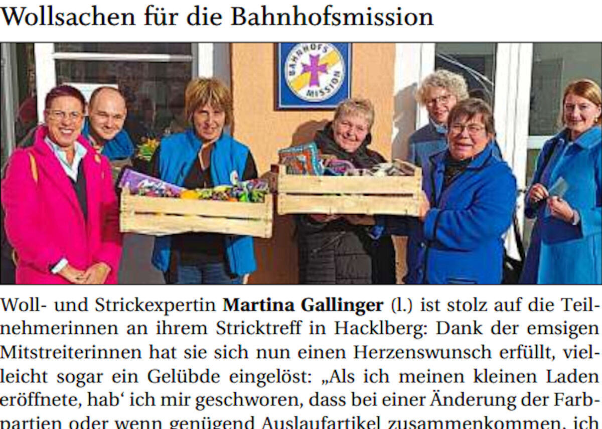 Spende Bahnhofsmission Passau